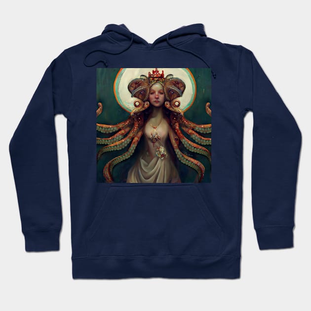 Octopus Queen Hoodie by Lyxy